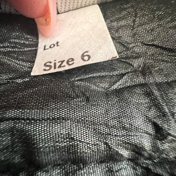 HAMPTON NITES DARK GRAY FORMAL MAXI-SKIRT SIZE 6  FLOOR LENGTH  44”  WAIST  14” - Picture 10 of 13